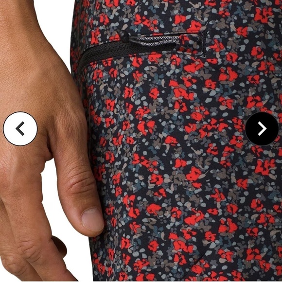 PrAna Fenton Boardshort 9” Men's Floral Wicking Fabric Water Resistant 50UPF 32 - Picture 7 of 8